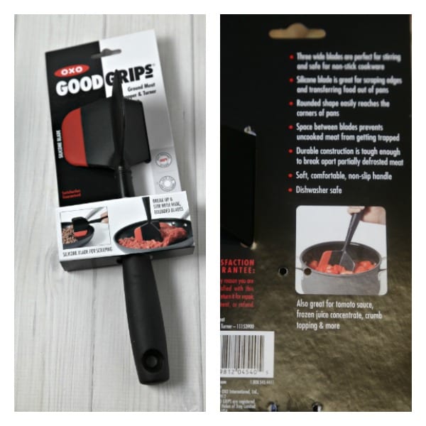 OXO Tools for the Perfect Chili - Ground Meat Chopper | CookingInStilettos.com