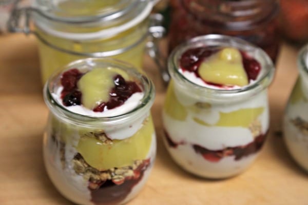 Lemon Berry Yogurt Crunch Parfait - Ready to Serve | CookingInStilettos.com