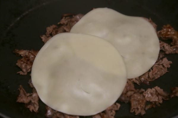 Philly Steak Style RITZwich - Provolone | CookingInStilettos.com