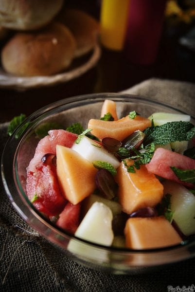 Delicious Dishes Recipe Party #29 | Fresh Fruit Salad with Honey Lime Syrup