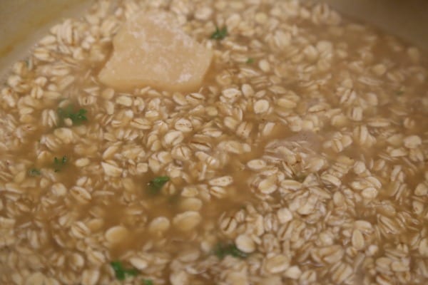 Savory Oatmeal with Bacon, Spinach and Blistered Tomatoes - Time to Simmer the Oatmeal | CookingInStilettos.com