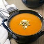 Spicy Harvest Butternut Squash Soup | CookingInStilettos.com