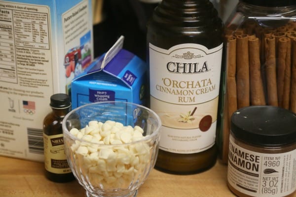 Chila 'Orchata White Hot Chocolate - Ingredients | CookingInStilettos.com