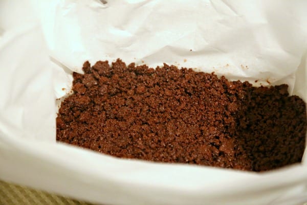 Chocolate Swirled Peppermint Crunch Semifreddo - Chocolate Biscotti Crust | CookingInStilettos.com