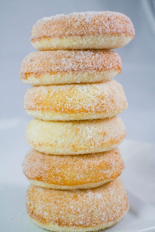 Delicious Dishes Recipe Party - Breakfast Recipes - Homemade Baked Sugar Donuts from Brooklyn Farm Girl | CookingInStilettos.com