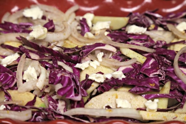 Braised Sweet and Sour Red Cabbage - Ready to Bake | CookingInStilettos.com