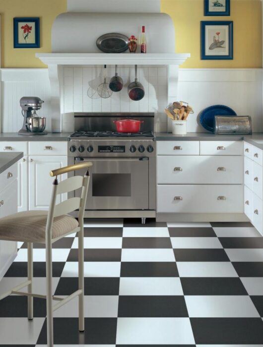 Vinyl flooring design for your kitchen